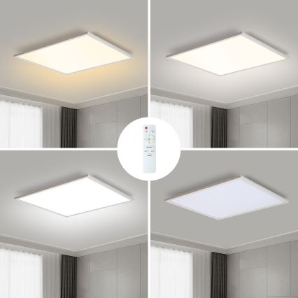 Brilagi - Himmennettävä LED-kattovalaisin SLIMFRAME LED/58W/230V 60x60 cm 3000-6000K valkoinen + kauko-ohjaus