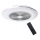 Brilagi - LED Himmennettävä valo tuulettimella AURA LED/38W/230V hopea + kaukosäädin