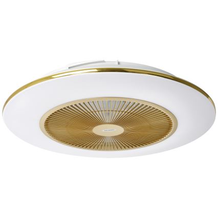 Brilagi - LED Himmennettävä valo tuulettimella AURA LED/38W/230V 3000-6000K kulta + kaukosäädin