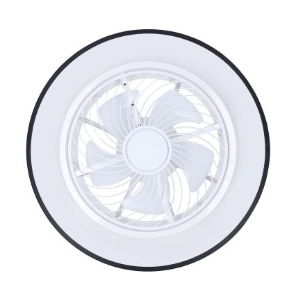 Brilagi - LED Himmennettävä kattovalaisin tuulettimella LED/30W/230V 3000-6500K musta + kauko-ohjaus