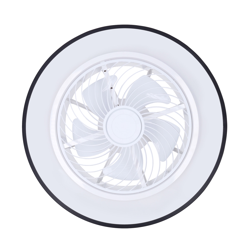Brilagi - LED Himmennettävä kattovalaisin tuulettimella LED/30W/230V 3000-6500K musta + kauko-ohjaus