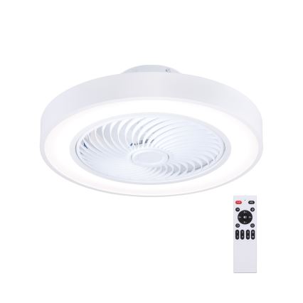 Brilagi - LED Himmennettävä kattovalaisin tuulettimella LED/30W/230V 3000-6500K valkoinen + kauko-ohjaus