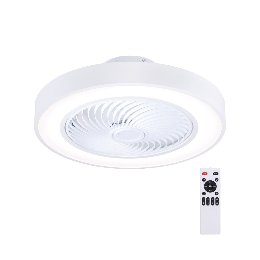 Brilagi - LED Himmennettävä kattovalaisin tuulettimella LED/30W/230V 3000-6500K valkoinen + kauko-ohjaus