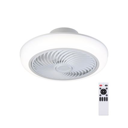 Brilagi - LED Himmennettävä kattovalaisin tuulettimella LED/30W/230V 3000-6500K valkoinen + kauko-ohjaus