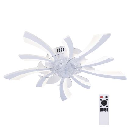 Brilagi - LED Himmennettävä kattovalaisin tuulettimella LED/50W/230V 3000-6500K valkoinen + kauko-ohjaus