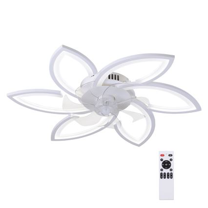 Brilagi - LED Himmennettävä kattovalaisin tuulettimella LED/50W/230V 3000-6500K valkoinen + kauko-ohjaus