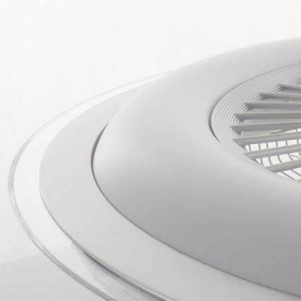 Brilagi - LED Himmennettävä valo tuulettimella RONDA LED/48W/230V 3000-6000K hopea + kaukosäädin
