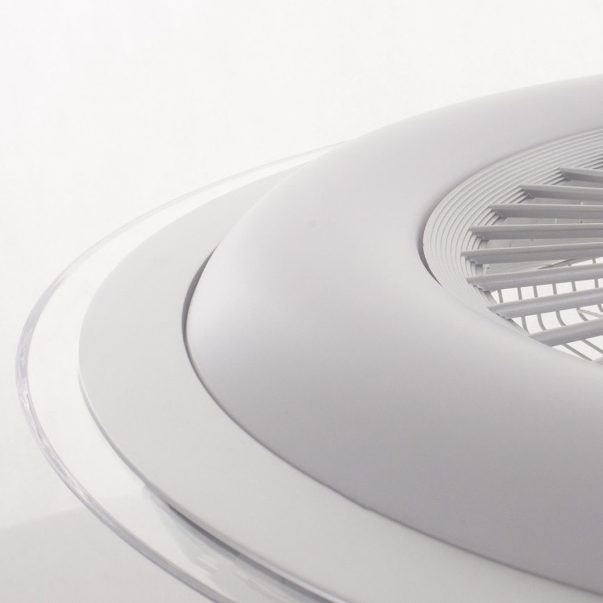 Brilagi - LED Himmennettävä valo tuulettimella RONDA LED/48W/230V 3000-6000K hopea + kaukosäädin