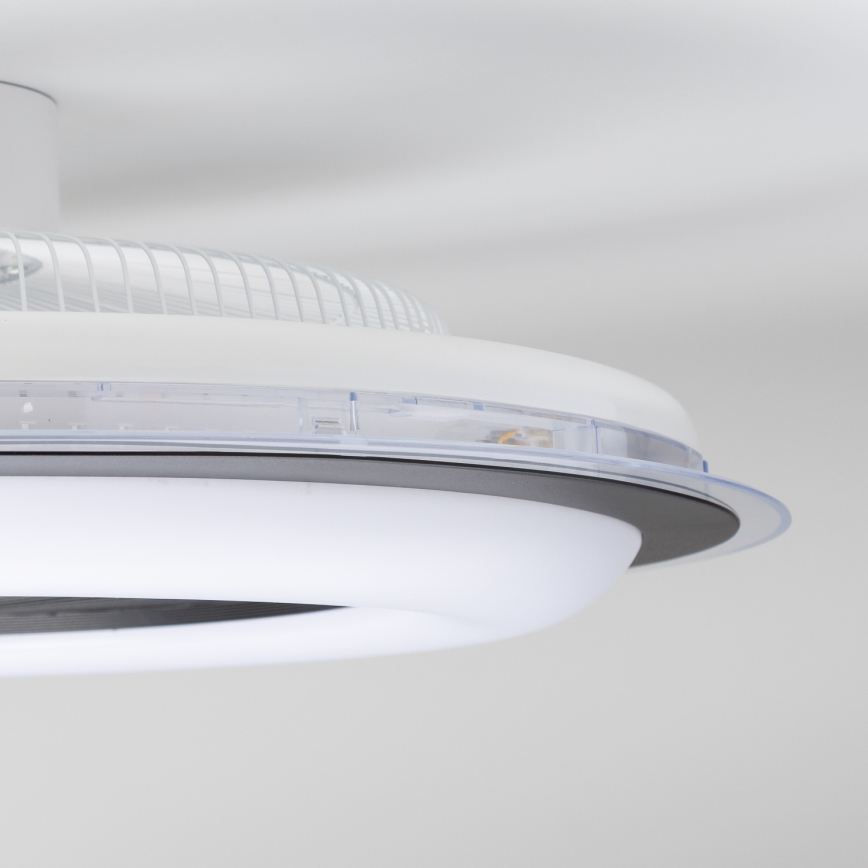 Brilagi - LED Himmennettävä valo tuulettimella RONDA LED/48W/230V 3000-6000K musta + kaukosäädin