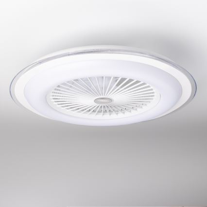 Brilagi - LED Himmennettävä valo tuulettimella RONDA LED/48W/230V 3000-6000K valkoinen + kaukosäädin