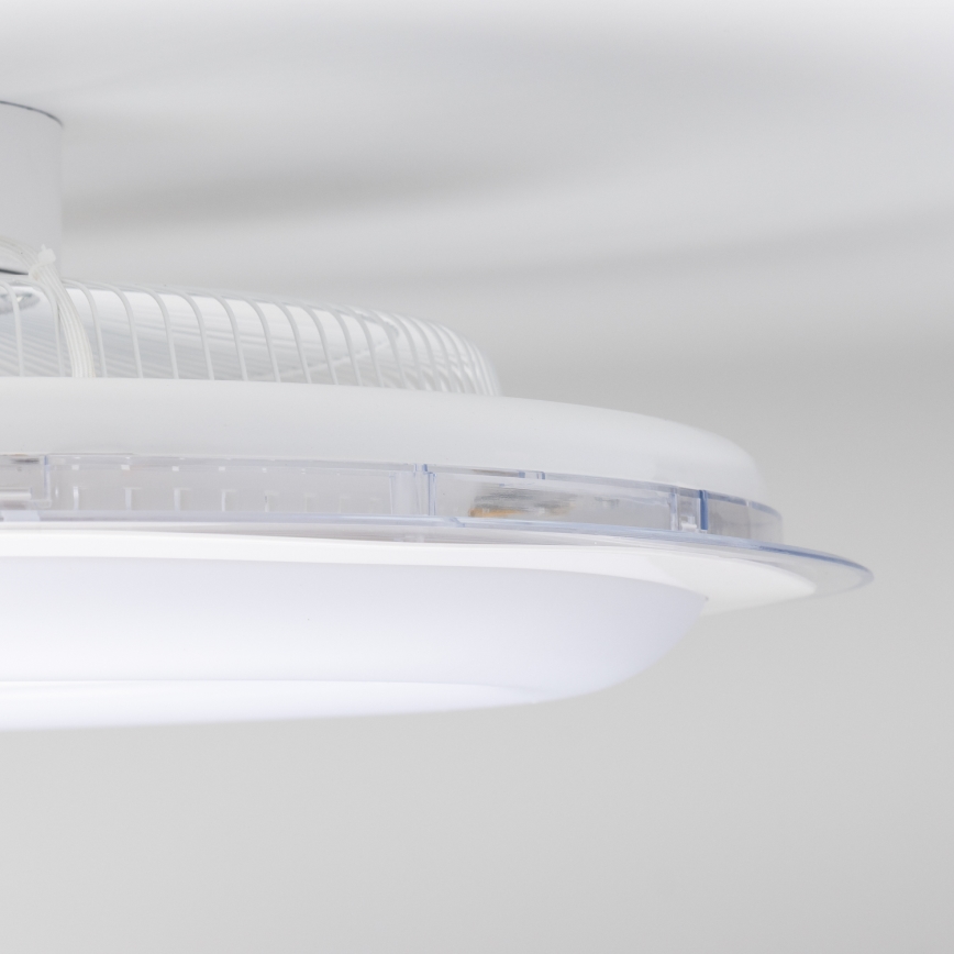 Brilagi - LED Himmennettävä valo tuulettimella RONDA LED/48W/230V 3000-6000K valkoinen + kaukosäädin