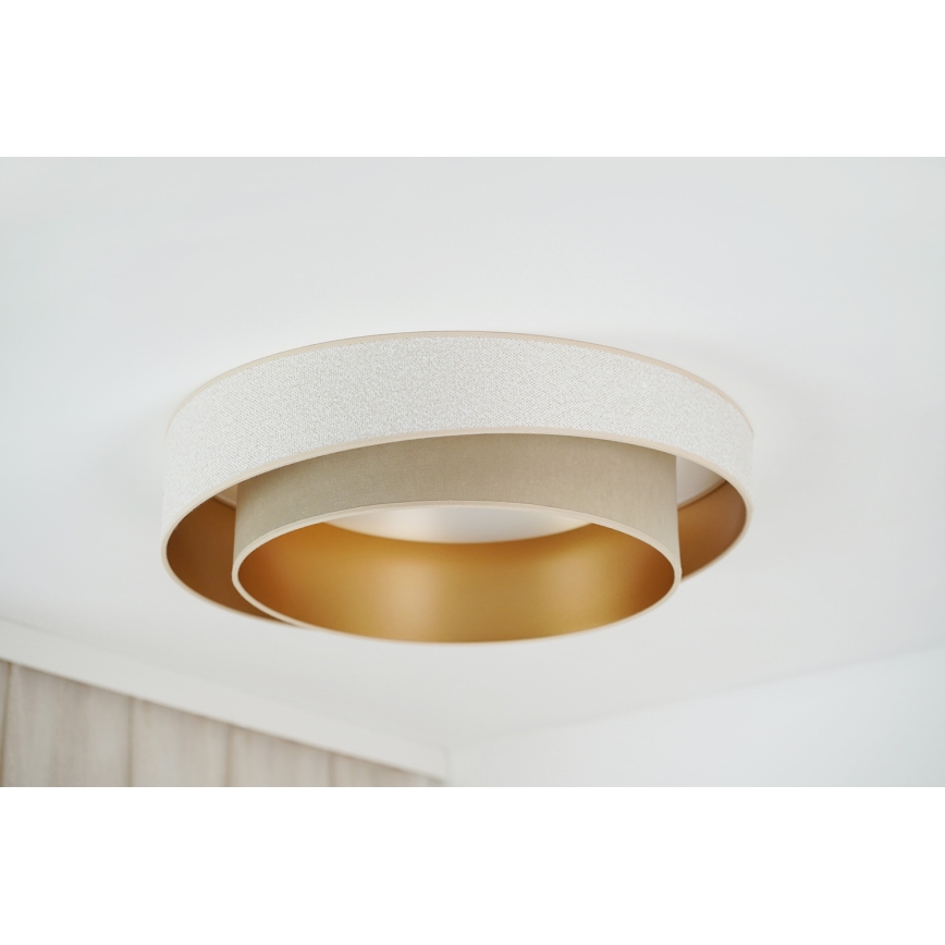 Brilagi - Himmennettävä LED-kattovalaisin VEGAS SHINE LED/24W/230V halkaisija 60 cm 3000/4000/6500K kerma/beige + kauko-ohjaus