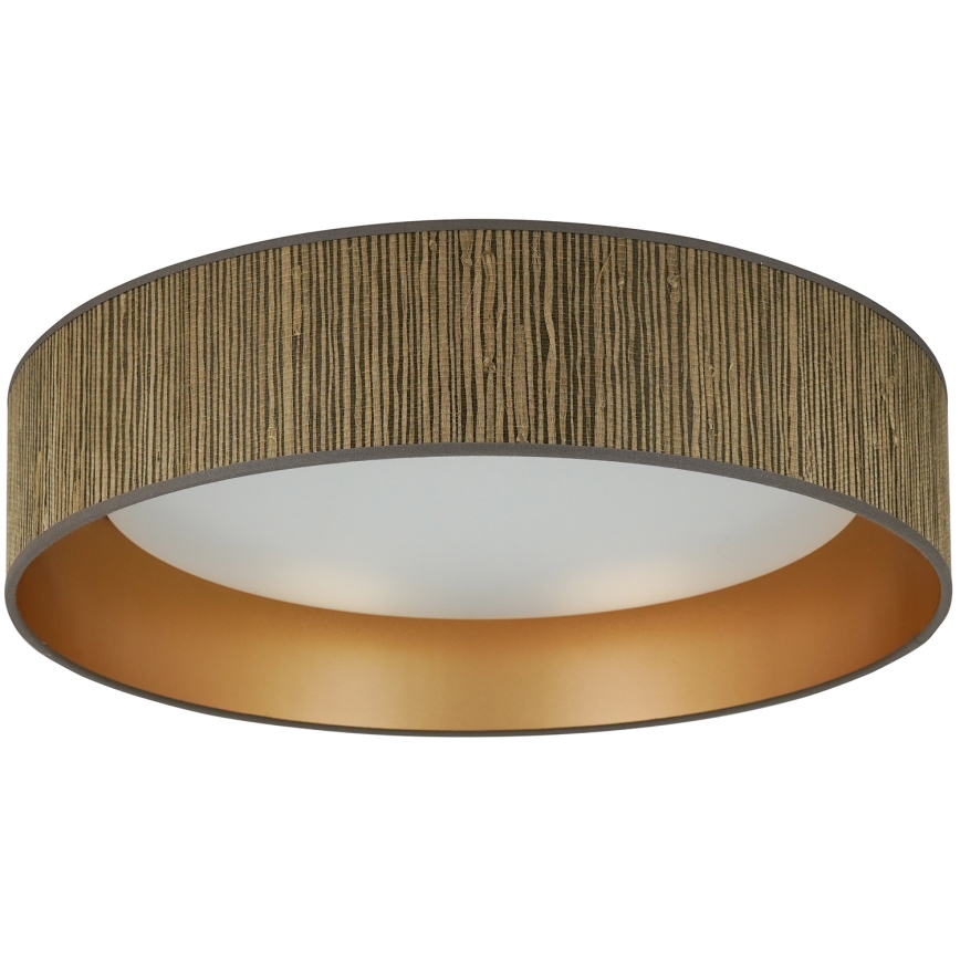 Brilagi - Himmennettävä LED-kattovalaisin VEGAS SHINE LED/24W/230V 3000/4000/6500K olki ruskea/kulta + kauko-ohjaus