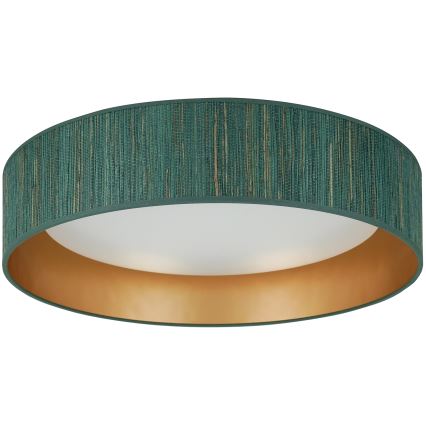 Brilagi - Himmennettävä LED-kattovalaisin VEGAS SHINE LED/24W/230V 3000/4000/6500K olki vihreä/kulta + kauko-ohjaus