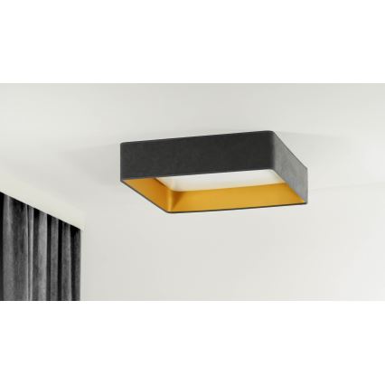 Brilagi - Himmennettävä LED-kattovalaisin VELVET SQUARE LED/24W/230V 3000/4000/6500K + kauko-ohjaus harmaa