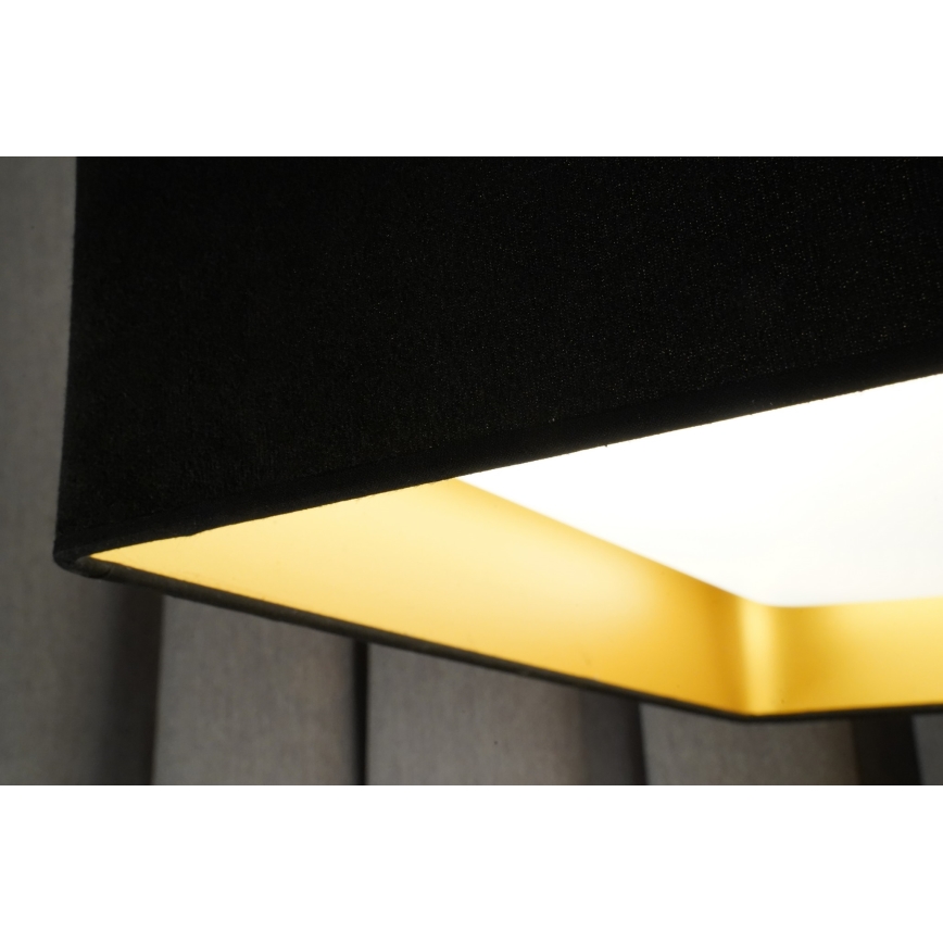 Brilagi - Himmennettävä LED-kattovalaisin VELVET SQUARE SMART LED/36W/230V 2700-6500K Wi-Fi Tuya + kauko-ohjaus musta