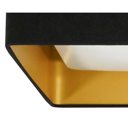 Brilagi - Himmennettävä LED-kattovalaisin VELVET SQUARE SMART LED/36W/230V 2700-6500K Wi-Fi Tuya + kauko-ohjaus musta
