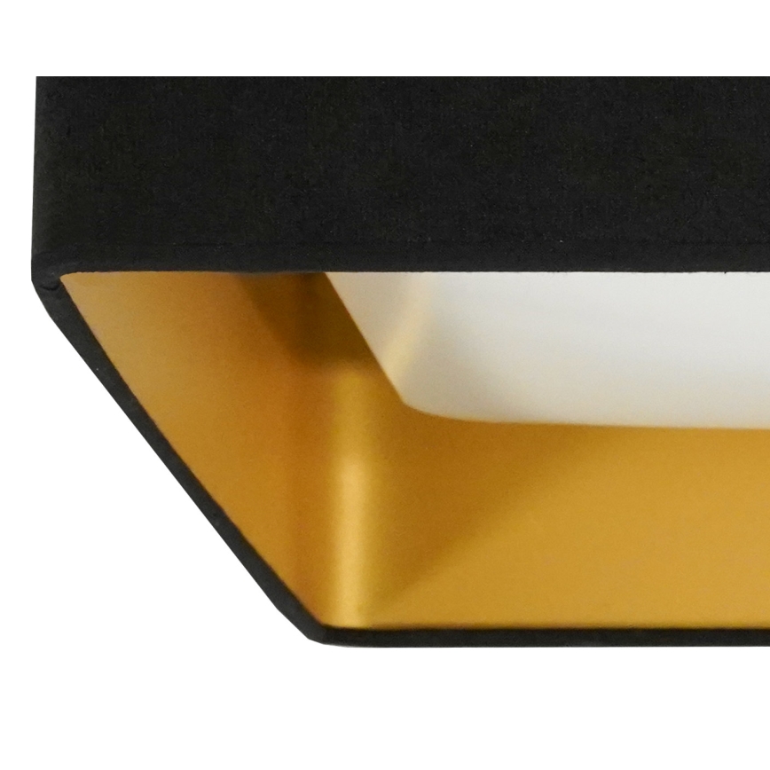 Brilagi - Himmennettävä LED-kattovalaisin VELVET SQUARE SMART LED/36W/230V 2700-6500K Wi-Fi Tuya + kauko-ohjaus musta