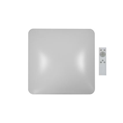 Brilagi - Himmennettävä LED-kattovalaisin VELVET SQUARE SMART LED/36W/230V 2700-6500K Wi-Fi Tuya + kauko-ohjaus ruskea