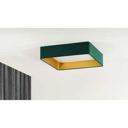 Brilagi - Himmennettävä LED-kattovalaisin VELVET SQUARE SMART LED/36W/230V 2700-6500K Wi-Fi Tuya + kauko-ohjaus vihreä