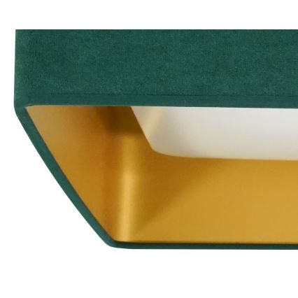 Brilagi - Himmennettävä LED-kattovalaisin VELVET SQUARE SMART LED/36W/230V 2700-6500K Wi-Fi Tuya + kauko-ohjaus vihreä
