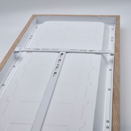 Brilagi - Himmennettävä kylpyhuoneen LED-kattovalaisin WOODY FRAME LED/50W/230V tammi 120x30 cm 3000-6000K IP44 + kauko-ohjaus