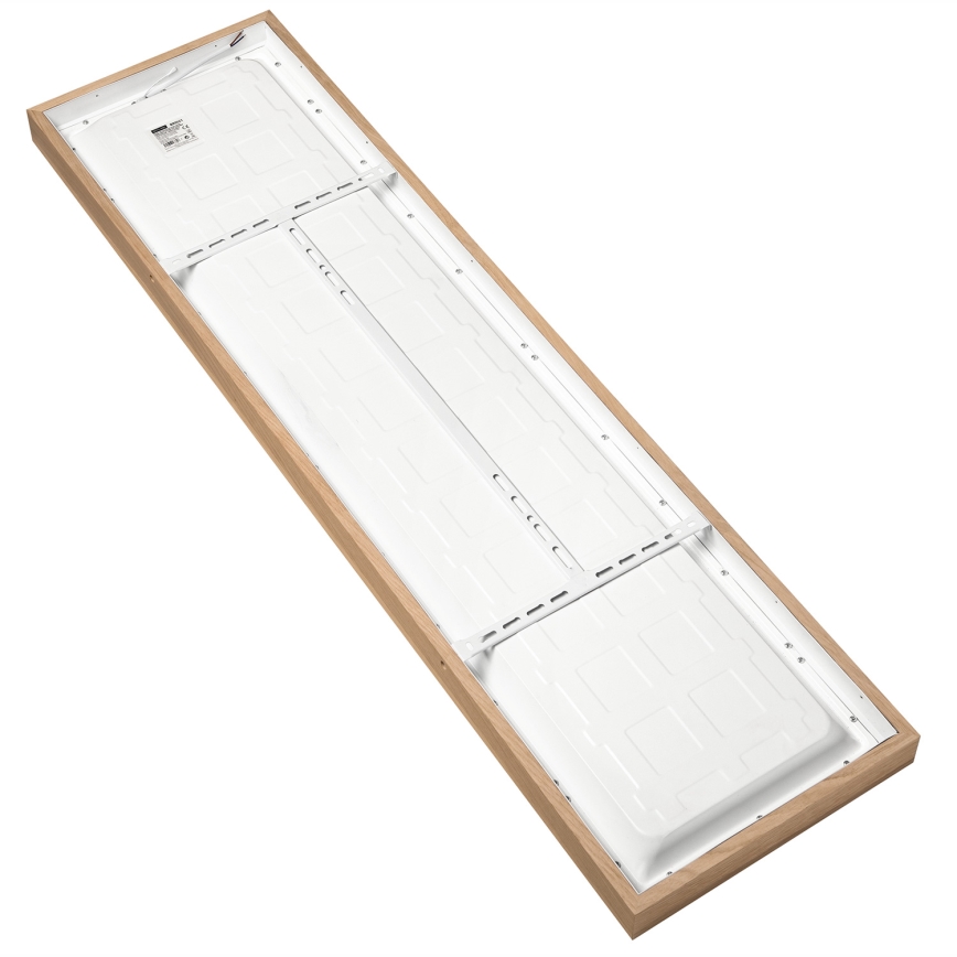 Brilagi - Himmennettävä kylpyhuoneen LED-kattovalaisin WOODY FRAME LED/50W/230V tammi 120x30 cm 3000-6000K IP44 + kauko-ohjaus