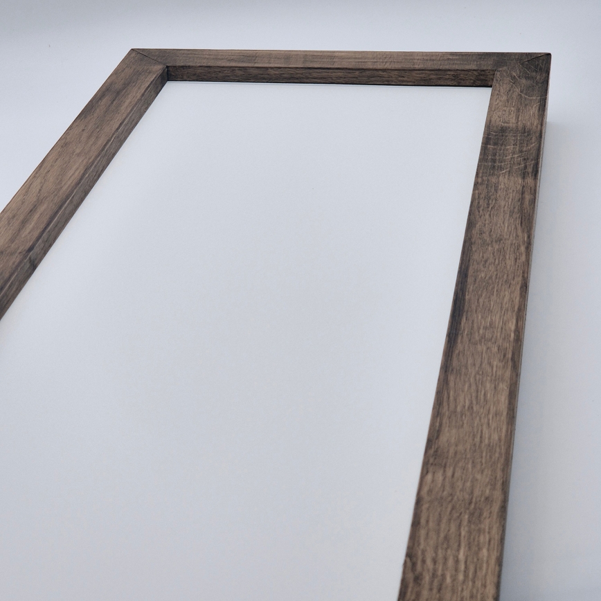 Brilagi - Himmennettävä kylpyhuoneen LED-kattovalaisin WOODY FRAME LED/50W/230V tammi 120x30 cm 3000-6000K IP44 + kauko-ohjaus