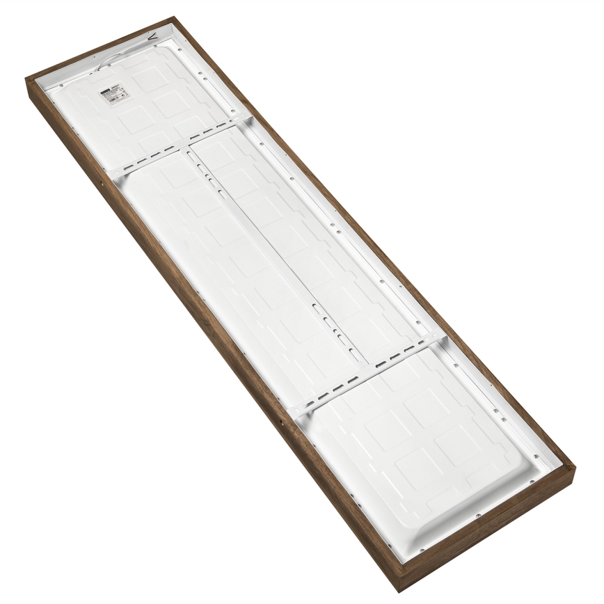 Brilagi - Himmennettävä kylpyhuoneen LED-kattovalaisin WOODY FRAME LED/50W/230V tammi 120x30 cm 3000-6000K IP44 + kauko-ohjaus