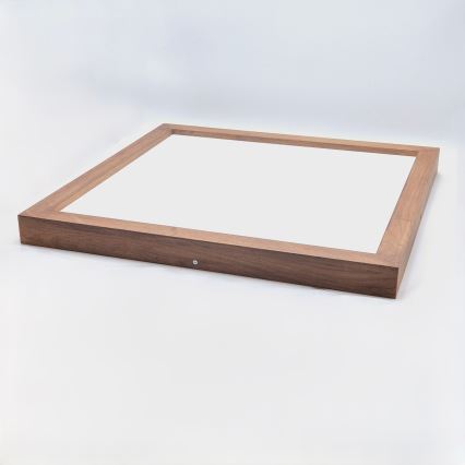 Brilagi - Himmennettävä kylpyhuoneen LED-kattovalaisin WOODY FRAME LED/50W/230V tammi kirsikka 60x60 cm 3000-6000K IP44 + kauko-ohjaus