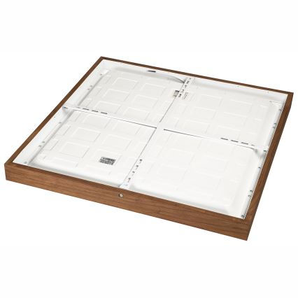 Brilagi - Himmennettävä kylpyhuoneen LED-kattovalaisin WOODY FRAME LED/50W/230V tammi kirsikka 60x60 cm 3000-6000K IP44 + kauko-ohjaus