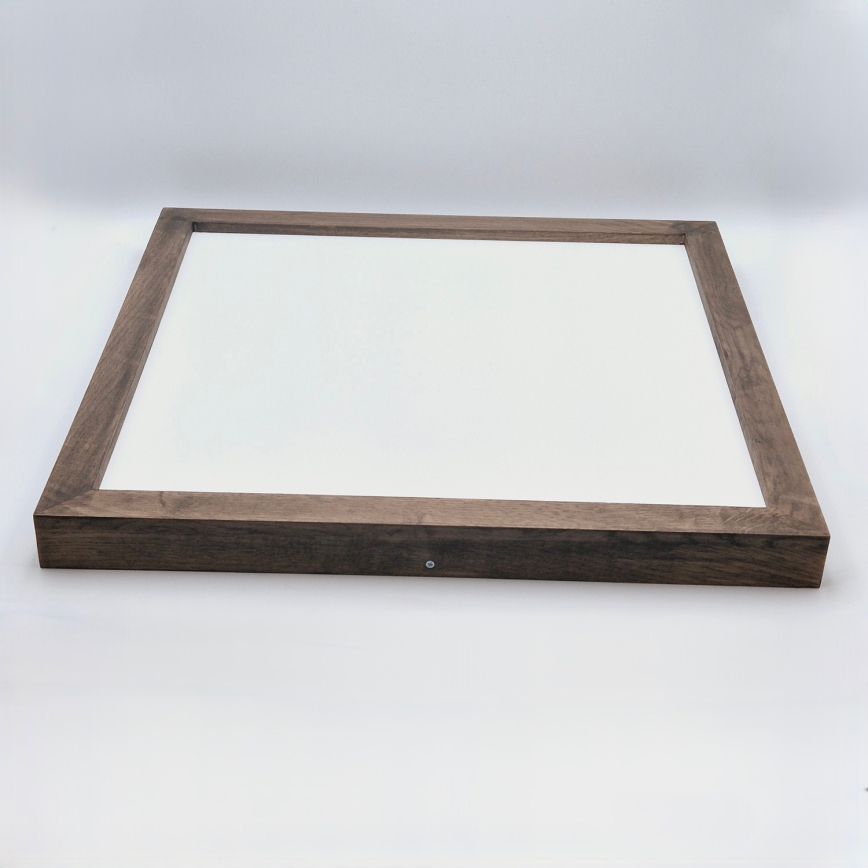 Brilagi - Himmennettävä kylpyhuoneen LED-kattovalaisin WOODY FRAME LED/50W/230V tammi 60x60 cm 3000-6000K IP44 + kauko-ohjaus