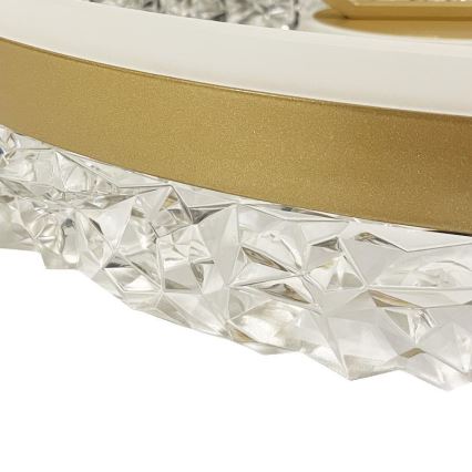 Brilagi - LED-himmennyskattokruunu LED/86W/230V 3000-6500K kulta + kauko-ohjaus