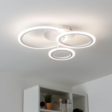 Brilagi - LED-himmennyskattokruunu ORBITS LED/40W/230V 3000-6500K valkoinen + kauko-ohjaus