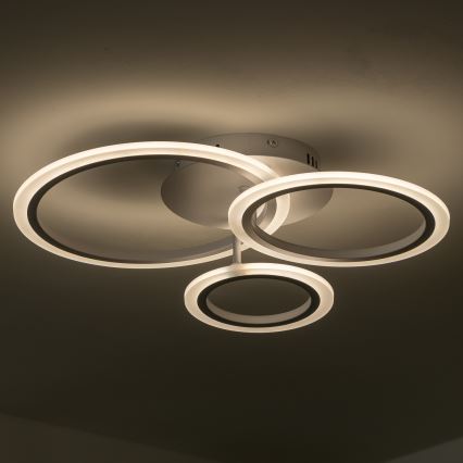 Brilagi - LED-himmennyskattokruunu ORBITS LED/40W/230V 3000-6500K valkoinen + kauko-ohjaus