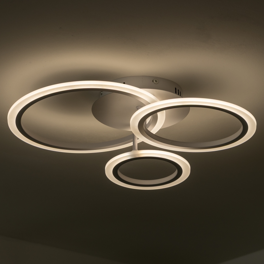 Brilagi - LED-himmennyskattokruunu ORBITS LED/40W/230V 3000-6500K valkoinen + kauko-ohjaus