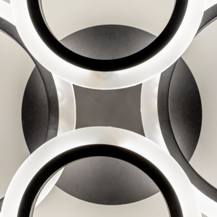 Brilagi - LED-himmennyskattokruunu ORBITS LED/50W/230V 3000-6500K antrasiitti + kauko-ohjaus