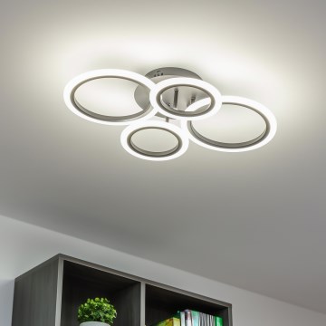 Brilagi - LED-himmennyskattokruunu ORBITS LED/50W/230V 3000-6500K + kauko-ohjaus