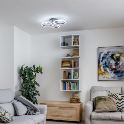Brilagi - LED-himmennyskattokruunu ORBITS LED/50W/230V 3000-6500K + kauko-ohjaus