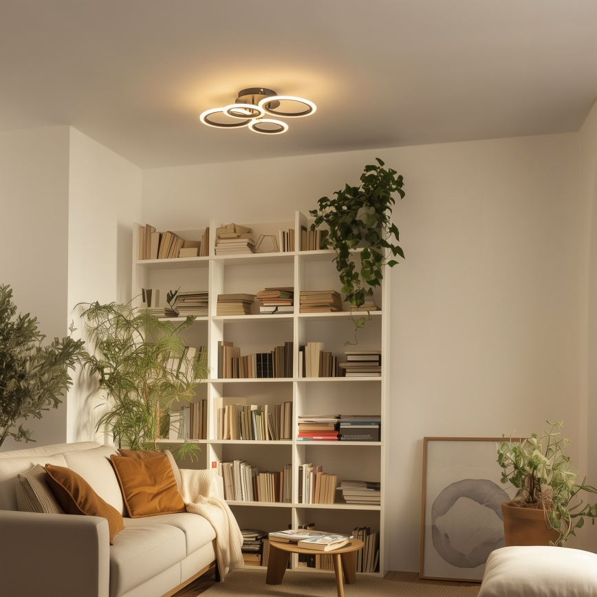 Brilagi - LED-himmennyskattokruunu ORBITS LED/50W/230V 3000-6500K + kauko-ohjaus