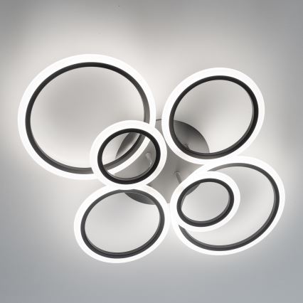 Brilagi - LED-himmennyskattokruunu ORBITS LED/85W/230V 3000-6500K antrasiitti + kauko-ohjaus