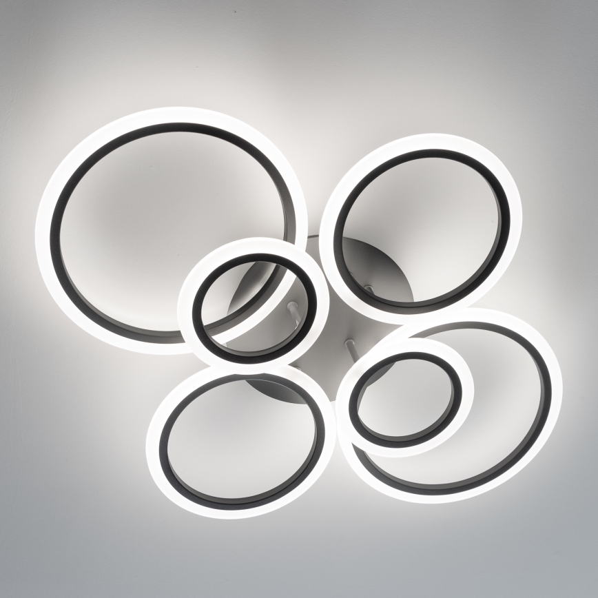 Brilagi - LED-himmennyskattokruunu ORBITS LED/85W/230V 3000-6500K antrasiitti + kauko-ohjaus