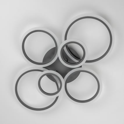 Brilagi - LED-himmennyskattokruunu ORBITS LED/85W/230V 3000-6500K antrasiitti + kauko-ohjaus