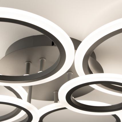 Brilagi - LED-himmennyskattokruunu ORBITS LED/85W/230V 3000-6500K antrasiitti + kauko-ohjaus