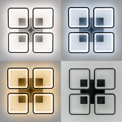 Brilagi - LED-himmennyskattokruunu SQUARED LED/85W/230V 3000-6500K + kauko-ohjaus