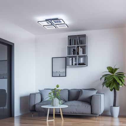 Brilagi - LED-himmennyskattokruunu SQUARED LED/85W/230V 3000-6500K + kauko-ohjaus