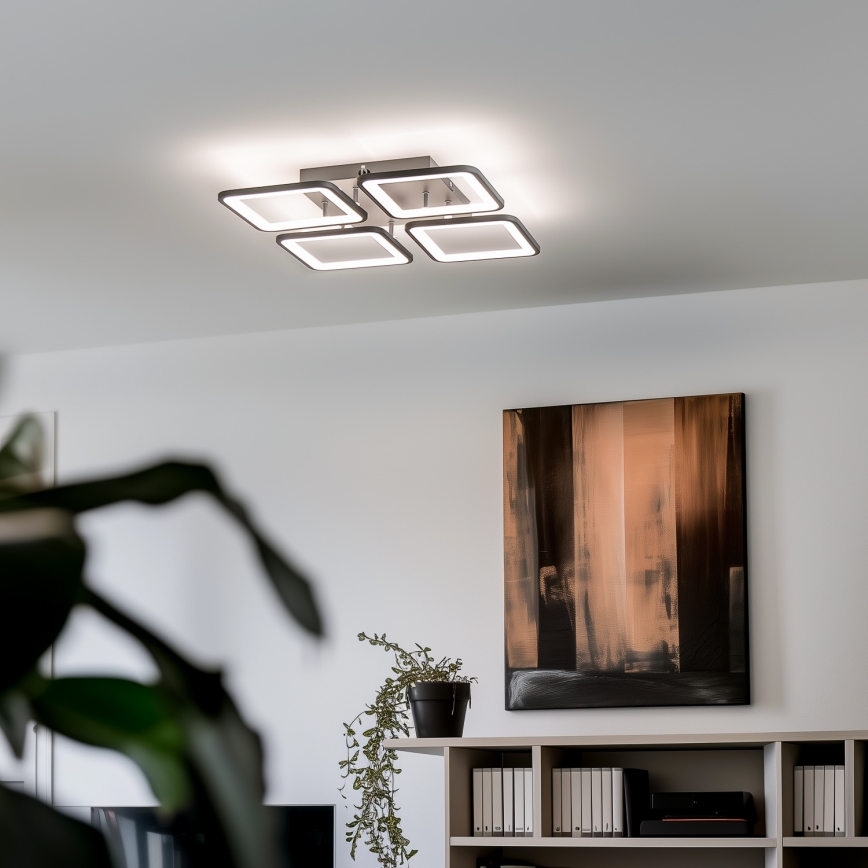 Brilagi - LED-himmennyskattokruunu SQUARED LED/85W/230V 3000-6500K + kauko-ohjaus