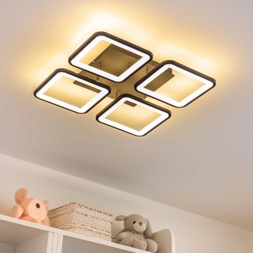 Brilagi - LED-himmennyskattokruunu SQUARED LED/85W/230V 3000-6500K + kauko-ohjaus