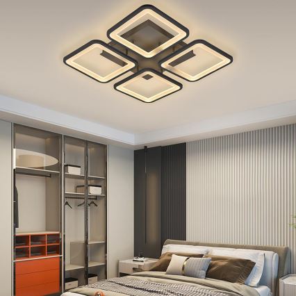 Brilagi - LED-himmennyskattokruunu SQUARED LED/85W/230V 3000-6500K + kauko-ohjaus