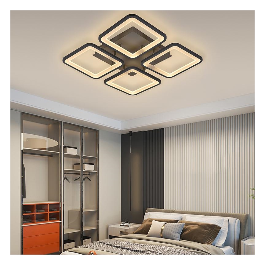 Brilagi - LED-himmennyskattokruunu SQUARED LED/85W/230V 3000-6500K + kauko-ohjaus